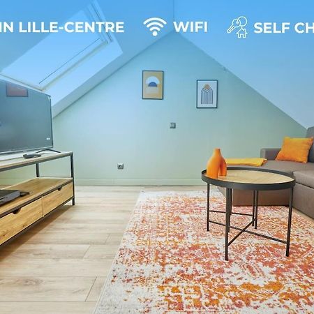 Apartamento Elegant T3 A 5 Min De La Gare Lille-Flandres Mons-en-Baroeul Exterior foto